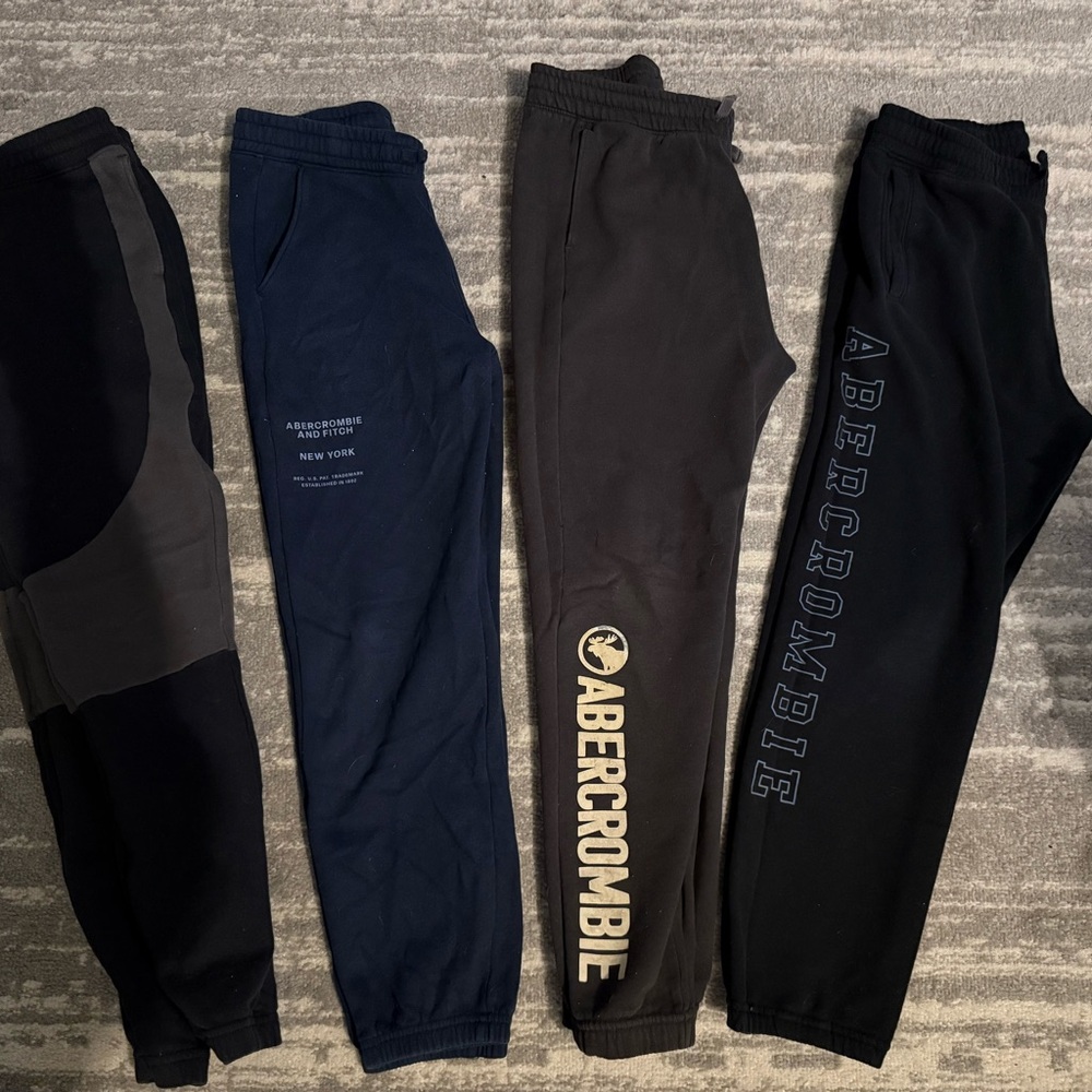 Abercrombie & Fitch Kids Joggers - Black, Navy, and Gray